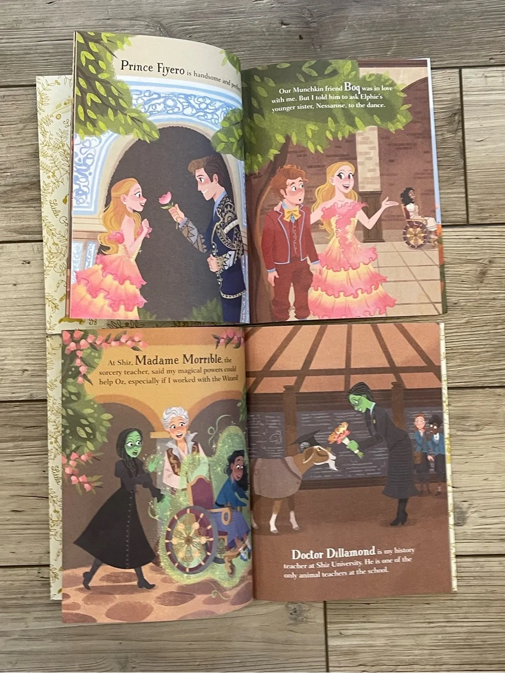 Little Golden Books | Wicked I Am Glinda & I Am Elphaba Books | Set of 2